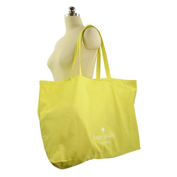NWT Kate Spade LOGO Large Canvas Shopper Tote - Picture 4 of 9